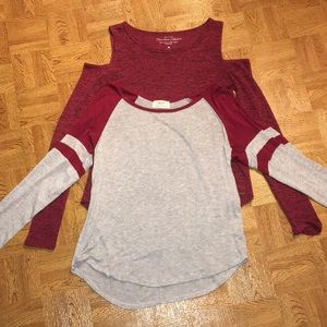 Pack of 2 long sleeve tee shirts